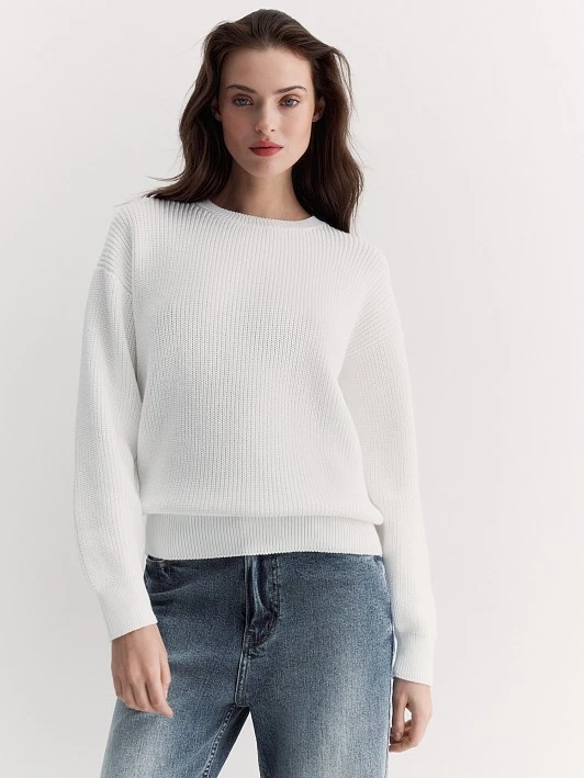 Вязаный джемпер из 100% хлопка Elis арт. JM0189V