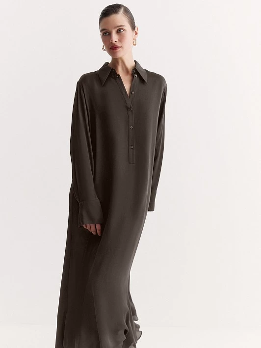 Платье из вискозного шифона Elis арт. DR1027