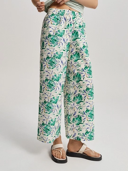 Брюки с флористическим принтом Elis арт. TR04225