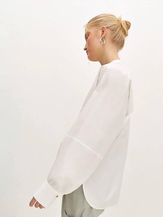 Блузка с воротником мандарин  Elis арт. BL1306