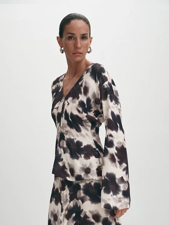 Блуза из вискозы с длинным рукавом Elis арт. BL1396