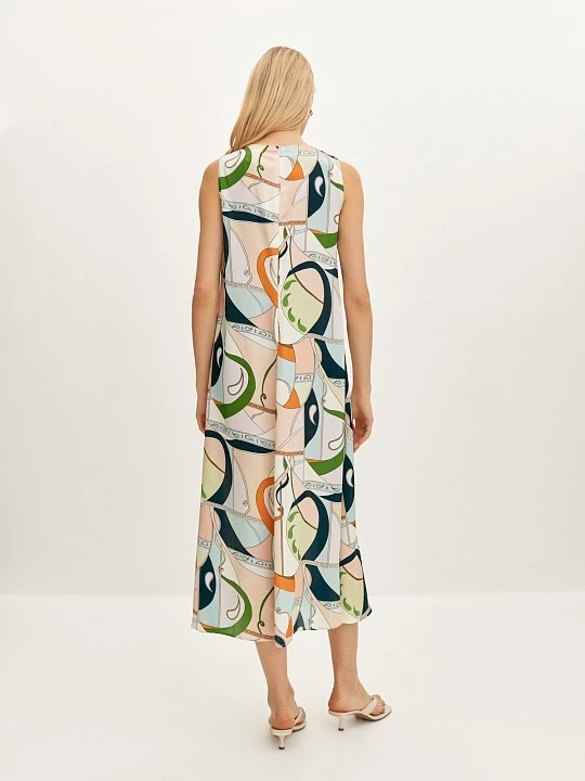 Расклешенное платье-миди  Elis арт. DR0713