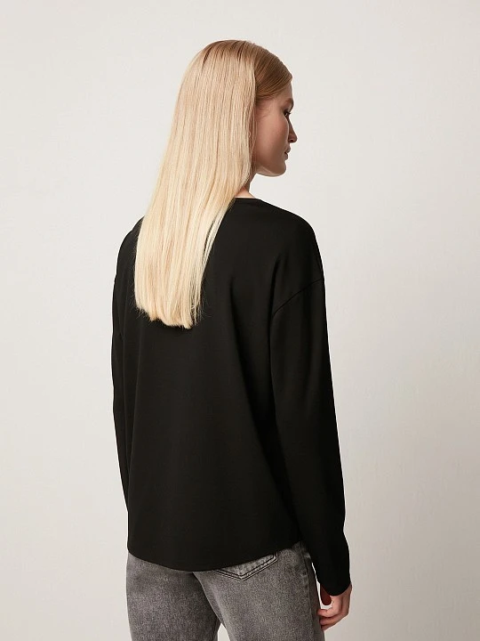 Лонгслив с вышивкой пайетками Elis арт. BL0290K71