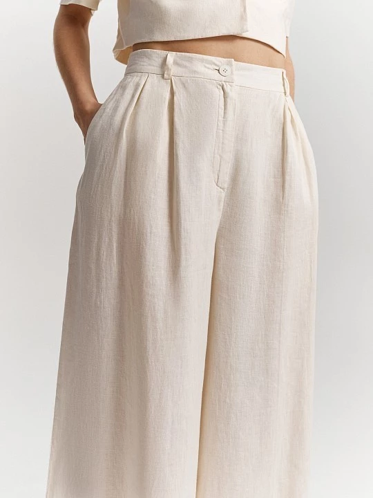 Брюки-палаццо изо льна Elis арт. TR0435