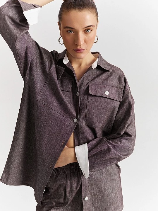 Рубашка со спущенным плечом  Elis арт. BL1323