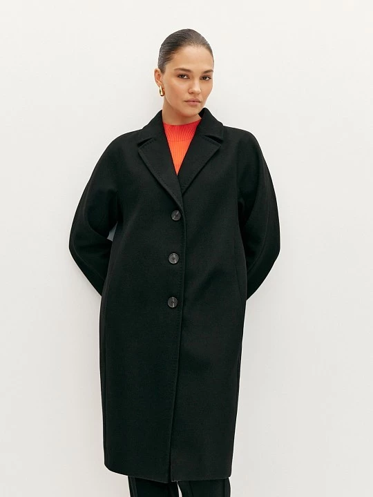 Пальто шерстяное однобортное Lalis арт. PD0055