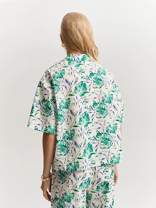 Рубашка из хлопка  Elis арт. BL1405