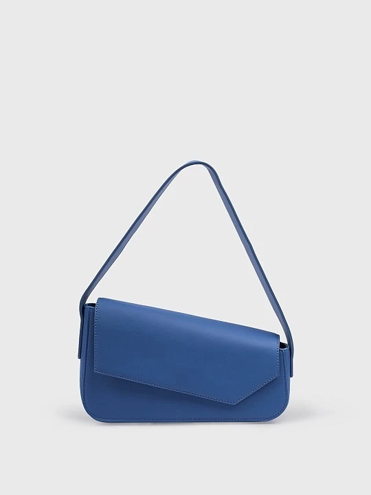 Асимметричная сумка синяя Elis арт. BG0060