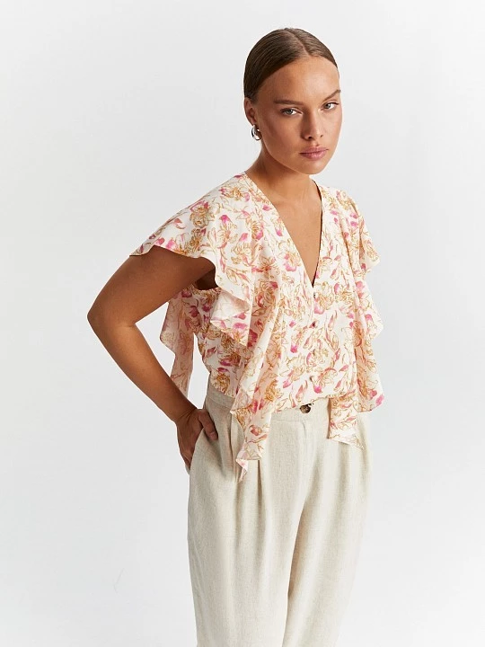 Блуза с ярким принтом Lalis арт. BL1364
