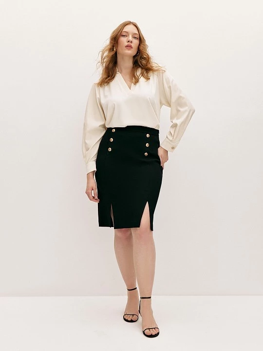 Юбка-карандаш с разрезами Lalis арт. SK0394K