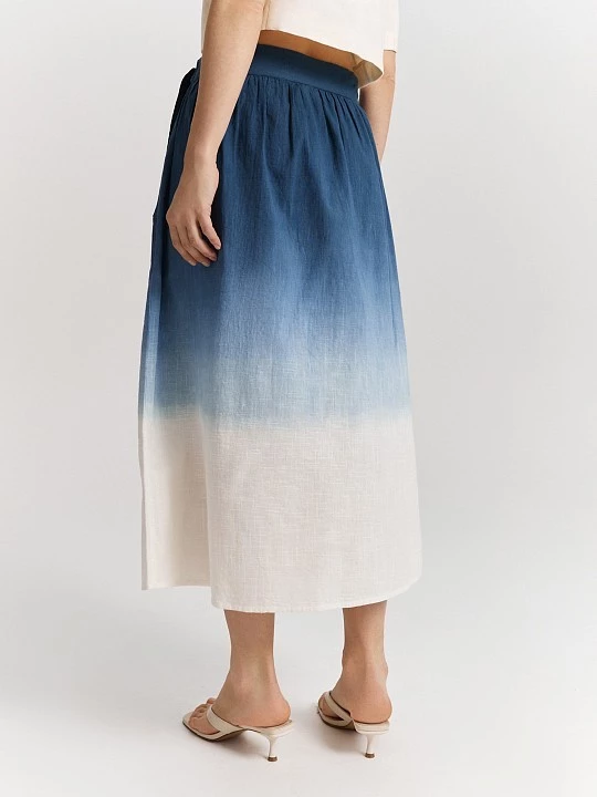 Юбка-миди на запах Elis арт. SK0432Y1