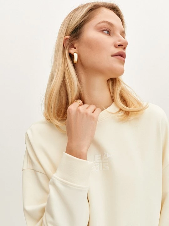 Свитшот хлопковый с принтом Elis арт. BS0029K