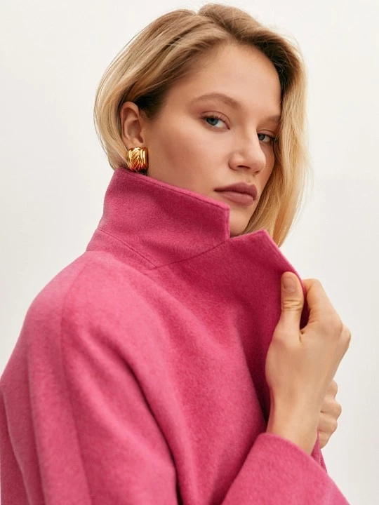 Пальто из овечьей шерсти  Elis арт. PD00445