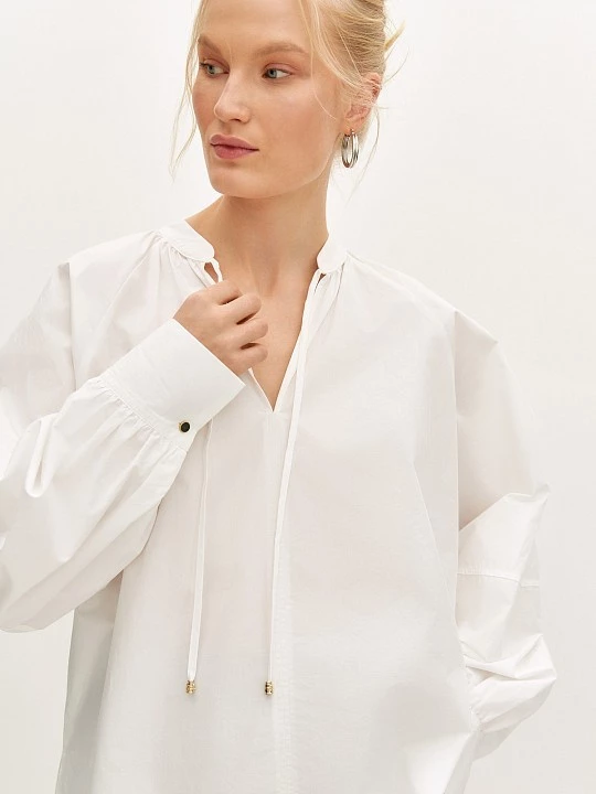 Блузка с воротником мандарин  Elis арт. BL1306