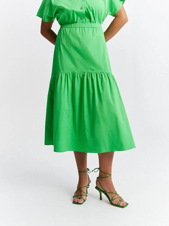 Юбка-миди с отрезной кокеткой Lalis арт. SK0431